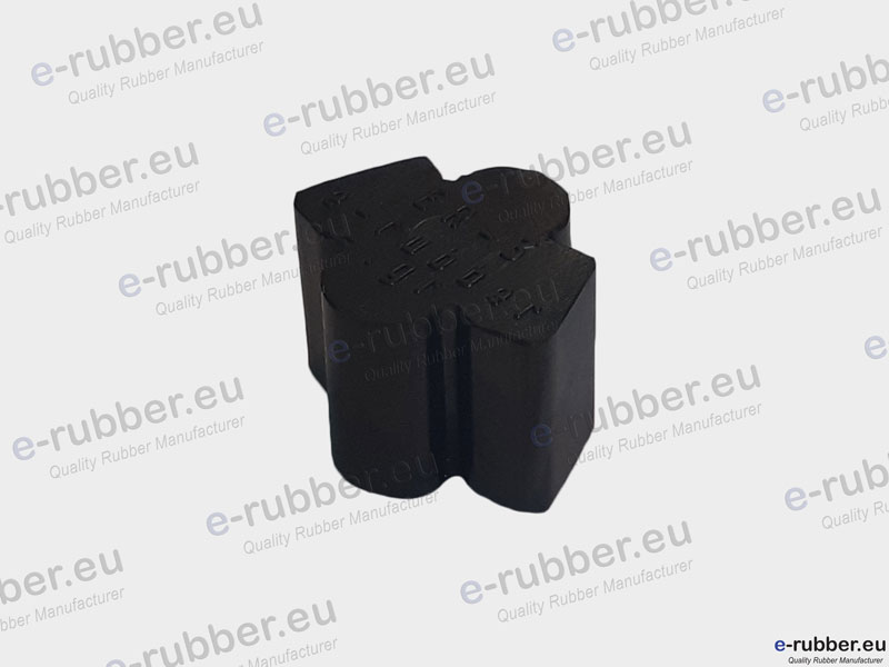AMECO eshop - Rubber buffer GH ø 30mm height 30mm with through hole 13,5mm